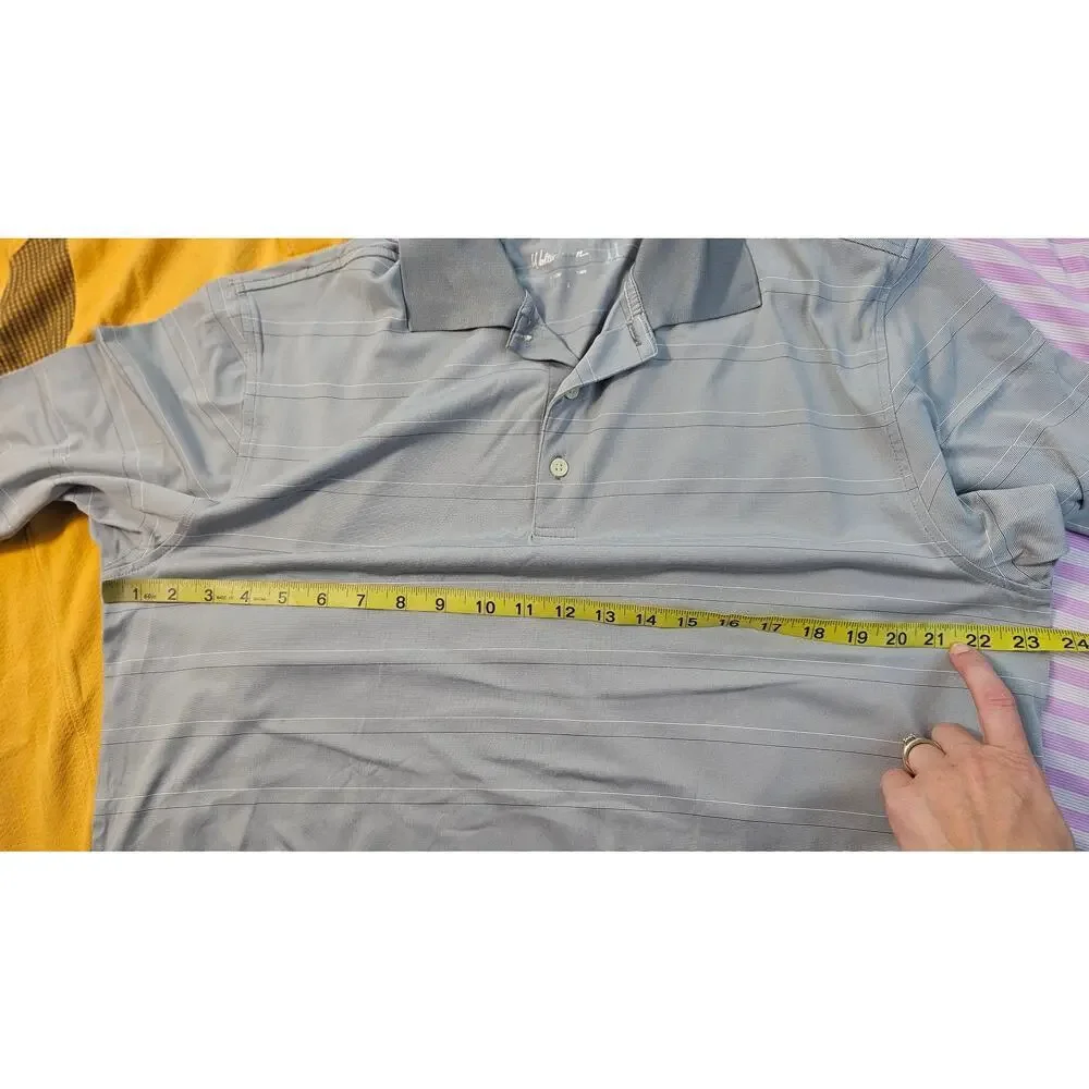 Lot of 3 sz L large polo performance golf tops mixed brands colorful cheap EUC